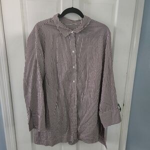 Womean's 2X Button-Down Blouse